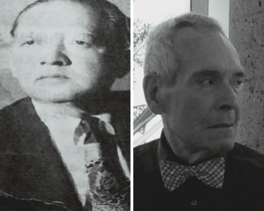 Músicos tulenses Samuel Amaral Pérez y su hijo Víctor Manuel Amaral.