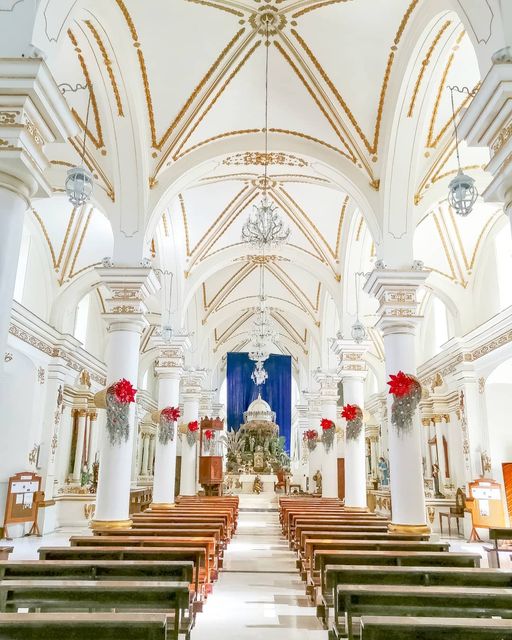 Interior del Templo de San Miguel en Atenguillo