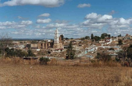 Vista del municipio de Cañadas de Obregón