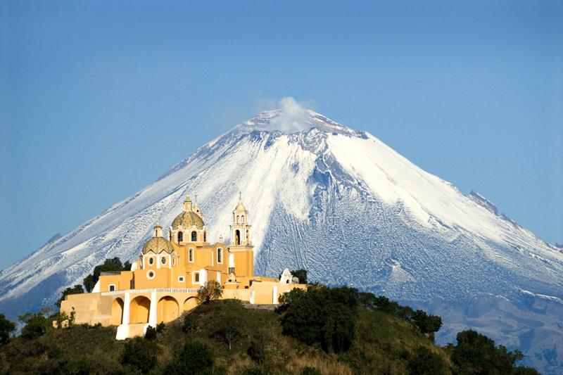 Templo en la cima de la Gran Pirámide.