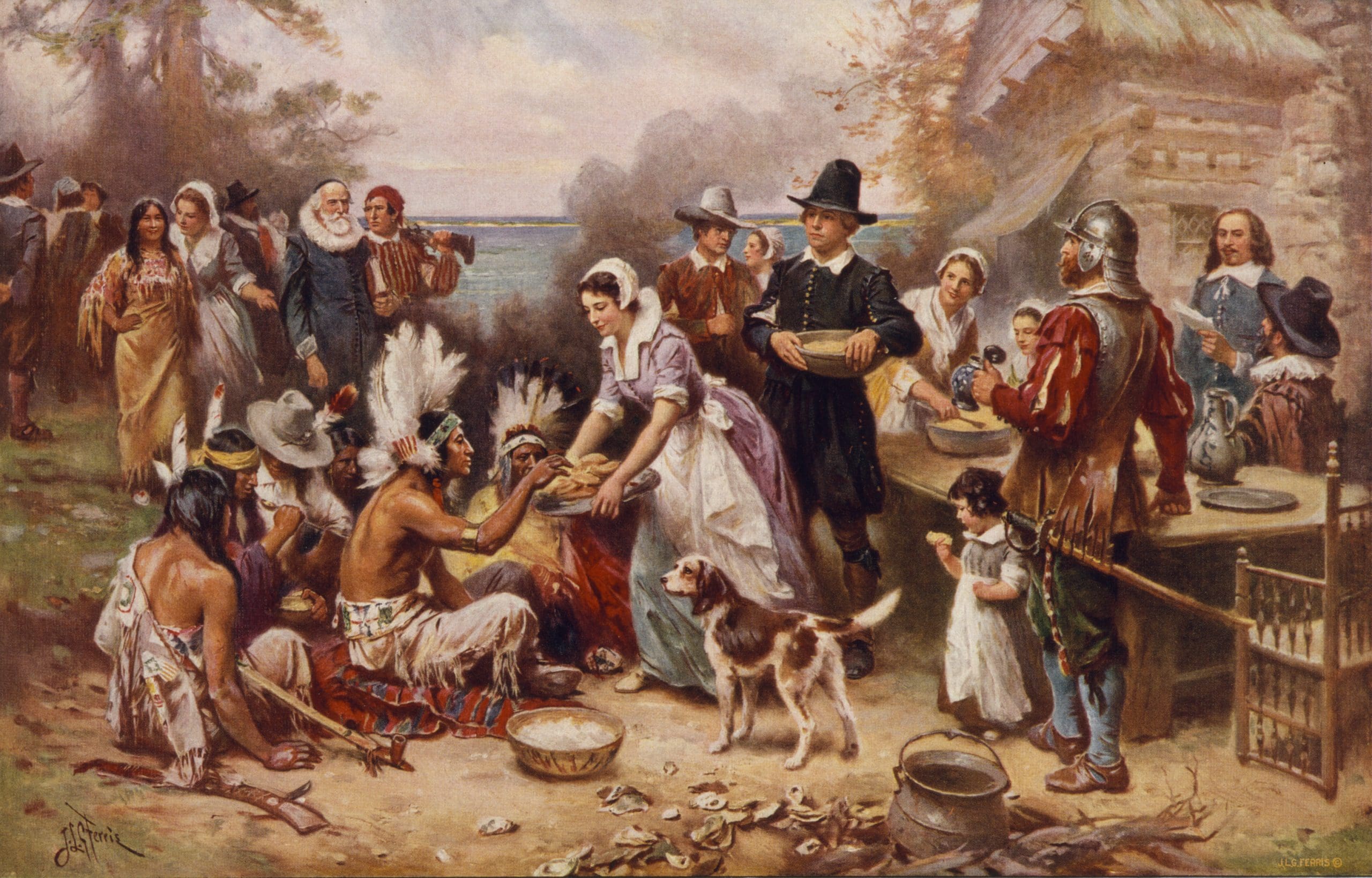 Historia del primer Thanksgiving