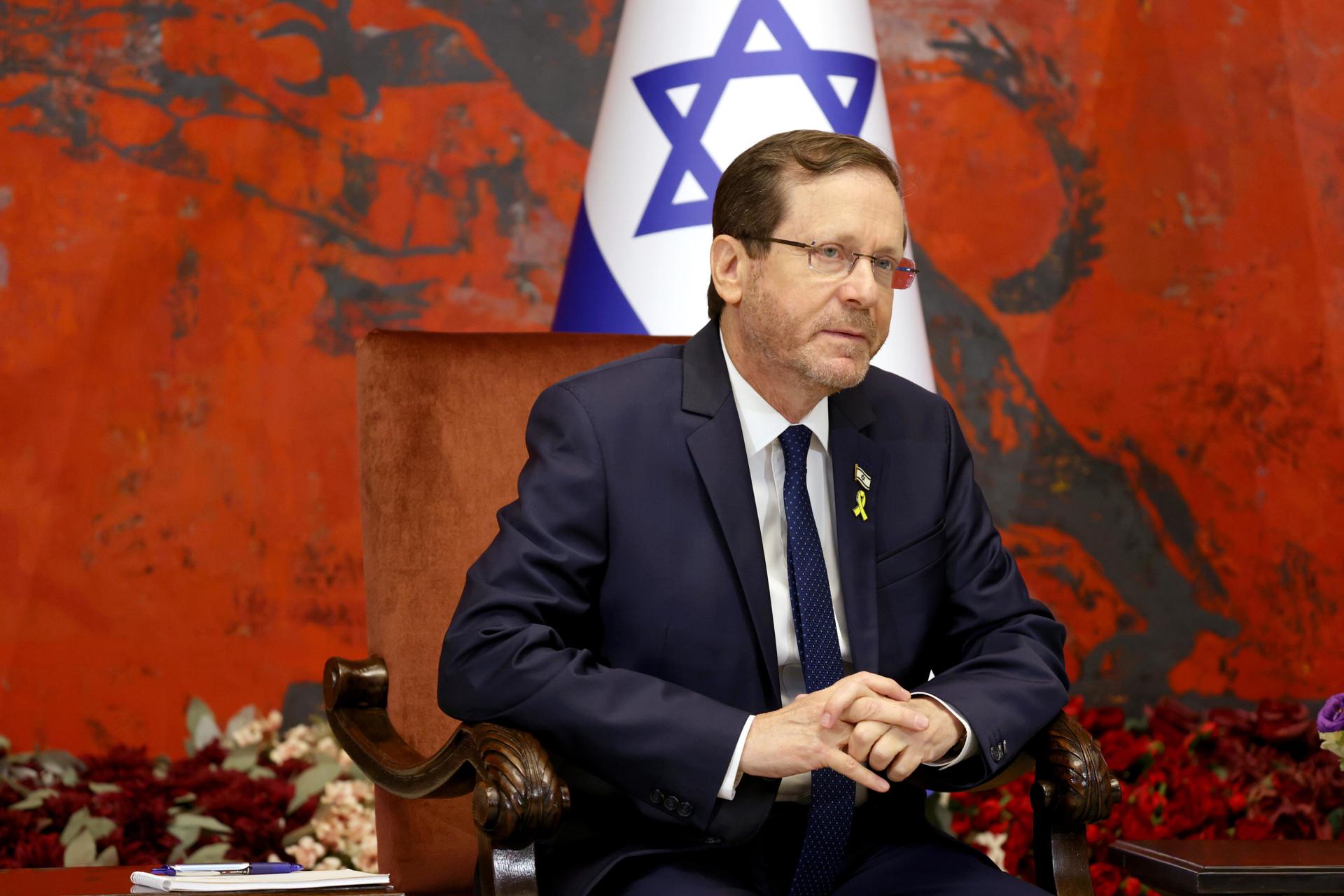 Imagen de archivo del presidente israelí, Isaac Herzog. EFE/EPA/ANDREJ CUKIC