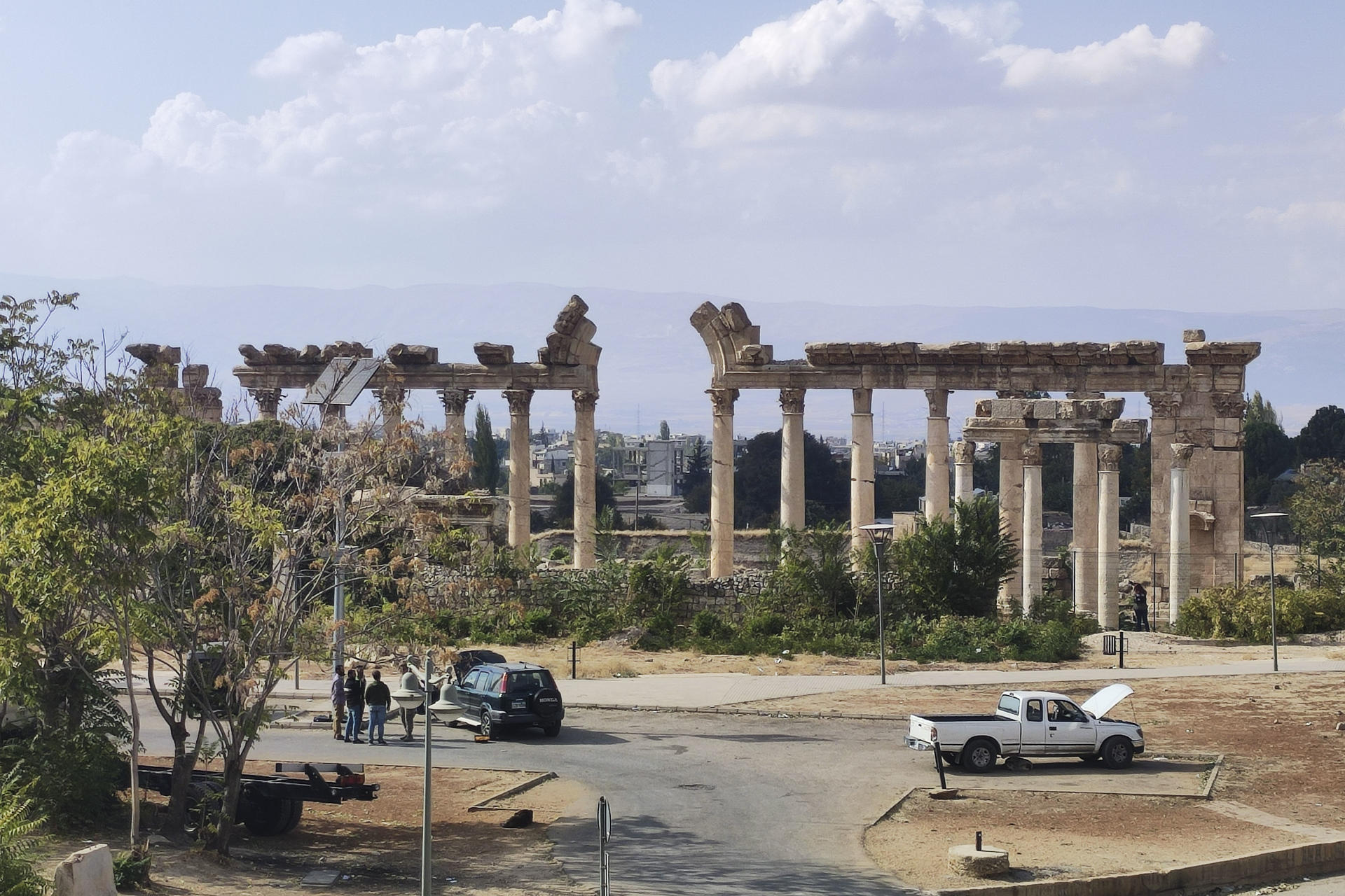 Las ruinas grecorromanas de Baalbek, en el este del Líbano y patrimonio de la humanidad por la Unesco. EFE/Noemí Jabois
