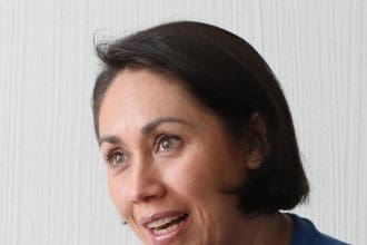 La abogada Mayra Gómez de 42 años habla durante una entrevista con EFE en Ciudad de México (México). Archivo. EFE/Mario Guzmán