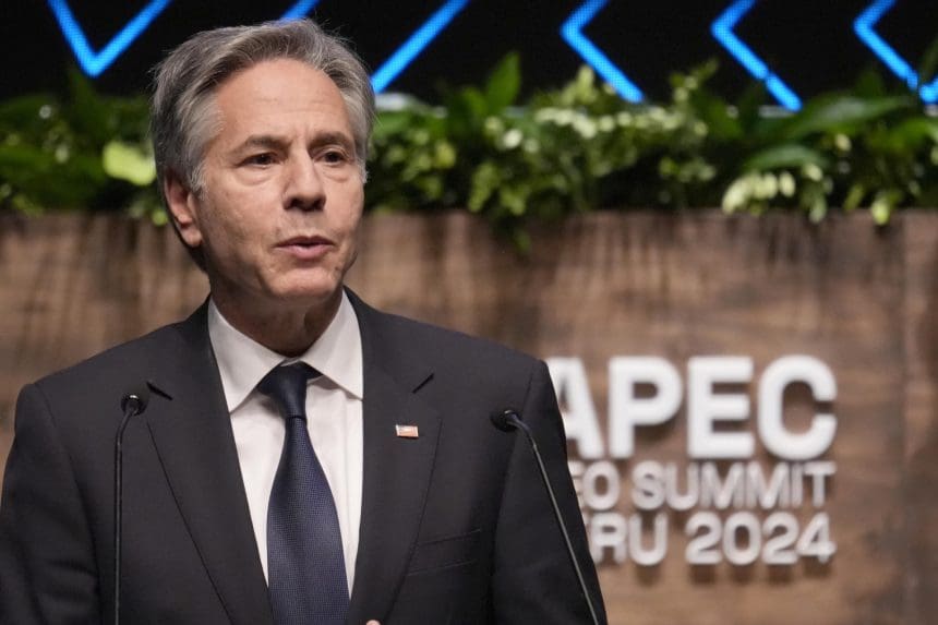 Imagen de archivo del secretario de estado de los Estados Unidos, Antony Blinken. EFE/ STR