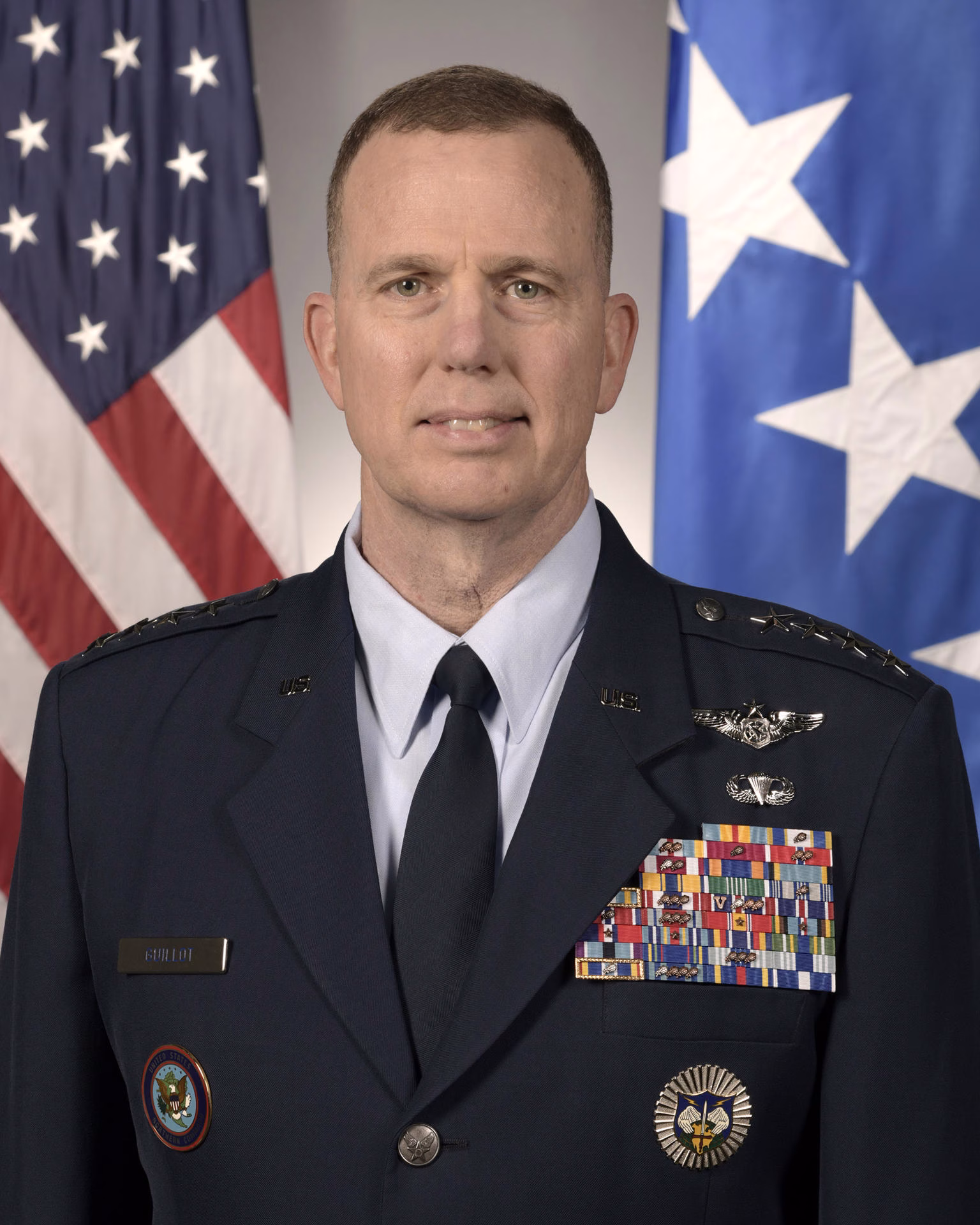 Fotografía oficial de las Fuerzas Aéreas de Estados Unidos donde aparece el jefe del Comando Norte de los Estados Unidos y Comando de Defensa Aeroespacial de América del Norte (USNORTHCOM), el general Gregory Guillot. EFE/Fuerzas Aéreas EEUU /SOLO USO EDITORIAL NO VENTAS /SOLO DISPONIBLE PARA ILUSTRAR LA NOTICIA QUE ACOMPAÑA /CRÉDITO OBLIGATORIO