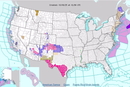 Clima en Estados Unidos: Se prevén tormentas intensas este fin de semana