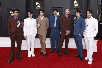 Los siete integrantes de la banda de K-pop BTS en una foto de archivo. EFE/EPA/DAVID SWANSON