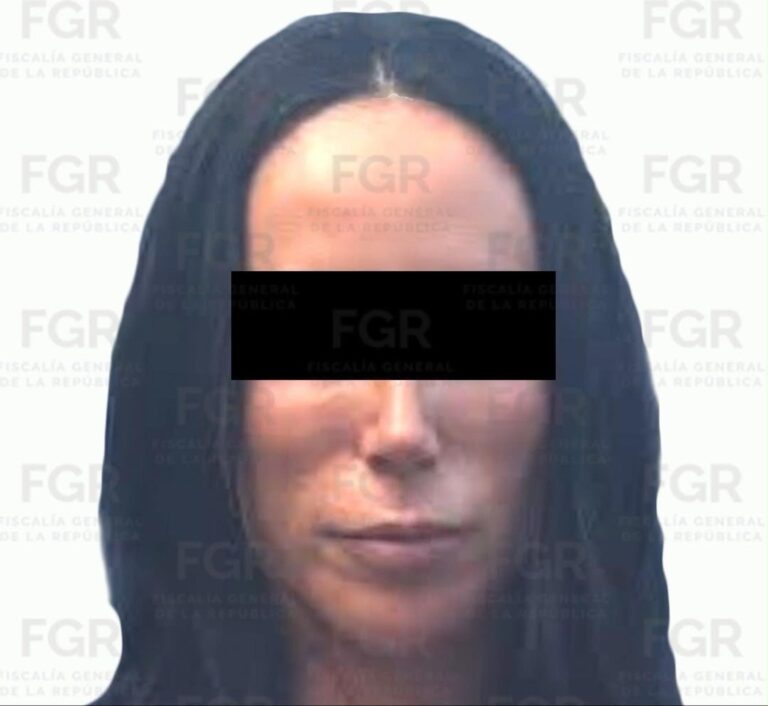 Fotografía divulgada por la Fiscalía General de México (FGR México) donde aparece la expresentadora mexicana Inés Gómez Mont, quien fue detenida este viernes en Florida (EE.UU.). EFE/FGR México /SOLO USO EDITORIAL /NO VENTAS /SOLO DISPONIBLE PARA ILUSTRAR LA NOTICIA QUE ACOMPAÑA /CRÉDITO OBLIGATORIO